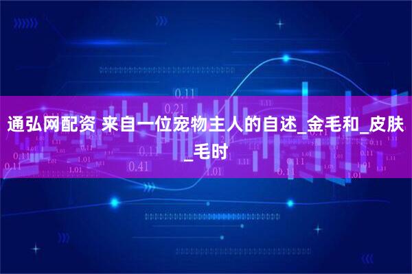 通弘网配资 来自一位宠物主人的自述_金毛和_皮肤_毛时