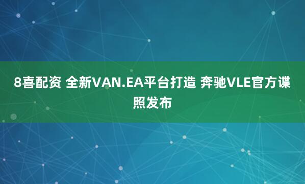 8喜配资 全新VAN.EA平台打造 奔驰VLE官方谍照发布