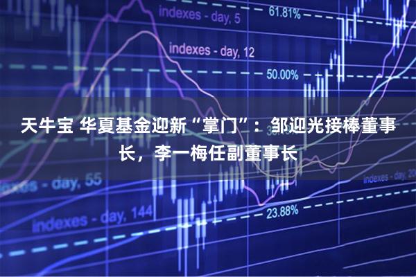 天牛宝 华夏基金迎新“掌门”:邹迎光接棒董事长,李一梅任副董事长